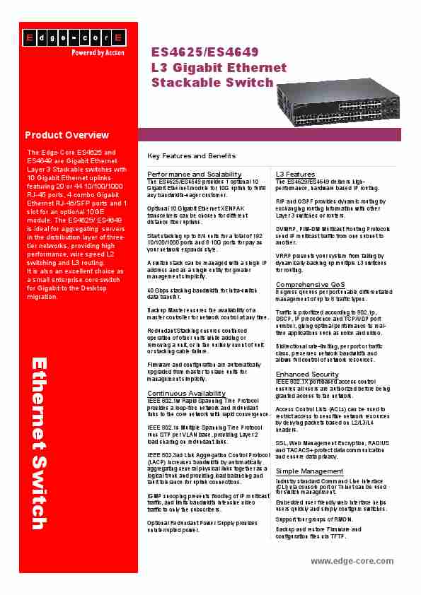 Alloy Computer Products Switch ES4625-page_pdf